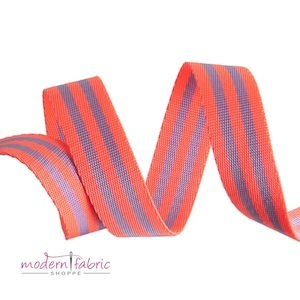 AUF LAGER Tula Pink Gurtband 1" (25mm) breit, Lavendel und Pink