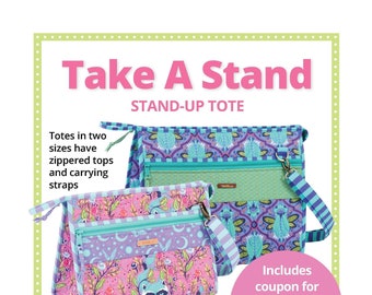 Annie Sewing Pattern Take A Stand Tote Patron de couture