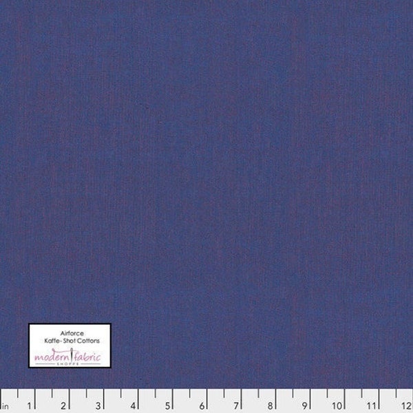 Kaffe Fassett- Shot Cottons SCGP104.AIRFORCE- Half Yard