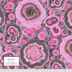 Kaffe Fassett- Philip Jacobs- Agate PWPJ106.PINK- Half Yard