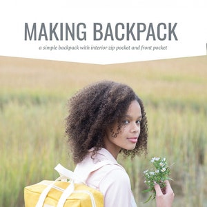 Making Backpack Sewing Pattern by Noodlehead Etsy