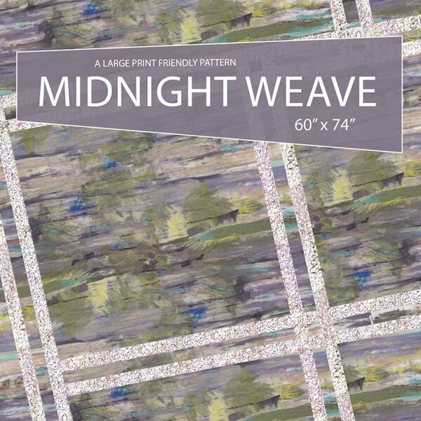 Midnight Weave Quilt Pattern from Tamarinis by Tammy Silvers