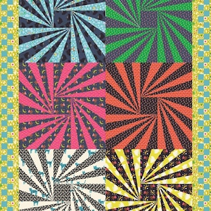 PRE-Order Alexia Marcella Abegg- Starburst Quilt Kit featuring Catnap- October 2025