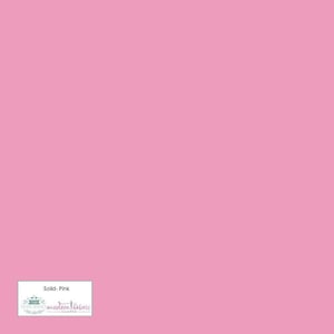 Tilda- Solid TIL120026-Pink- Half Yard