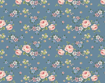 Tilda- Creating Memories- Gracie TIL130129-Blue- Half Yard- June 2024
