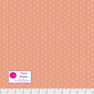 Tula Pink True Colors- Hexy PWTP150.PEACHBLOSSOM- Half Yard
