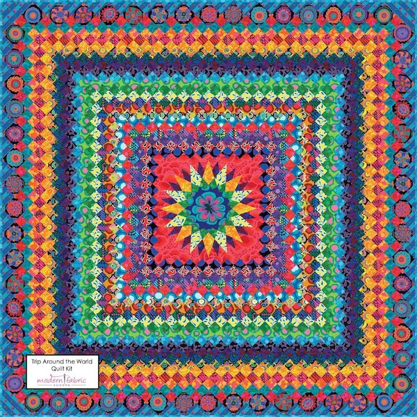 Kaffe Fassett Seed Packet Quilt Kit Etsy