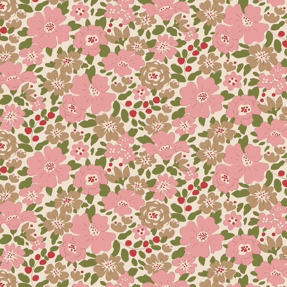 Tilda- Creating Memories- Harper TIL130146- Pink- Half Yard- June 2024