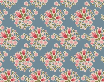 Tilda- Creating Memories- Lulu TIL130130- Blue- Half Yard- June 2024