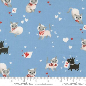 PRE-ORDEN Funny Valentine de Lizzy House- Sky 37140 25- Half Yard- Noviembre 2025