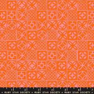 Poolside Too- Collaboration by Ruby Star Society- Architectural Blocks RS 5201 13- Goldfish- Half Yard- April 2026