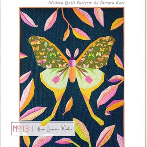 Luna Moth Quilt Pattern By Tamara Kate