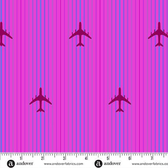 Postmark Air Mail Teal - Alison Glass - PER QUARTER METRE Postmark Air Mail Teal - Alison Glass - PER QUARTER METRE