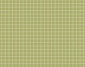 Tilda- Creating Memories- Plaid TIL160066- Pea Green- Half Yard- June 2024
