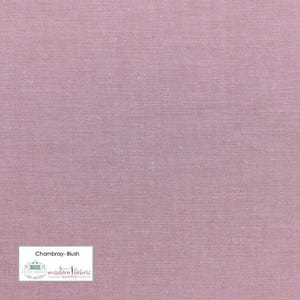 Tilda Chambray Basics- TIL160013-Blush- Half Yard