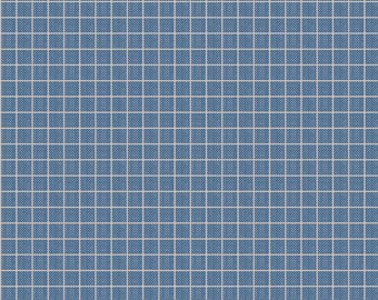 Tilda- Creating Memories- Plaid TIL160072- Blue- Half Yard- June 2024