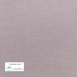 Tilda Chambray Basics- TIL160003-Sand- Half Yard