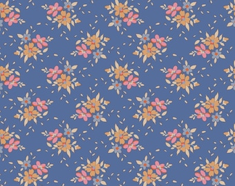 Tilda- Creating Memories- Frida TIL130132- Blue- Half Yard- June 2024