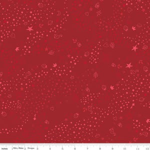 PRE-Order Storybook Basics by Jennifer Long- C365 Barn Red- Half Yard January 2027