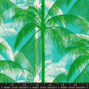 Poolside Too- Collaboration by Ruby Star Society- Poolside Palm RS 5197 14- Tropic- Half Yard- April 2026