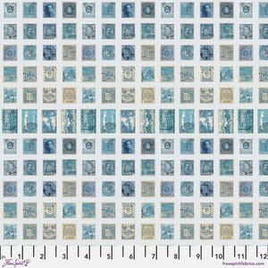 Tim Holtz- Eclectic Elements Palette- Blue Stamps PWTH281.BLUE- Half Yard- May 2025