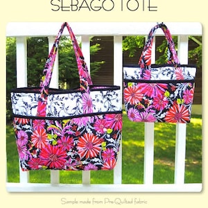 Aunties Two- Sebago Tote Pattern