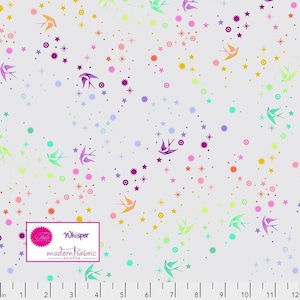 Tula Pink True Colors- Fairy Dust PWTP133.WHISPER- Half Yard