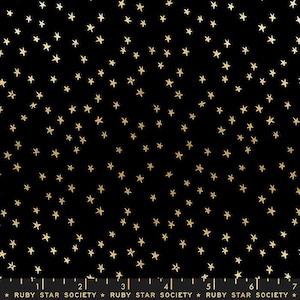 Starry by Alexia Marcelle Abegg- Mini Starry RS 4110 27M- Black Gold- Half Yard