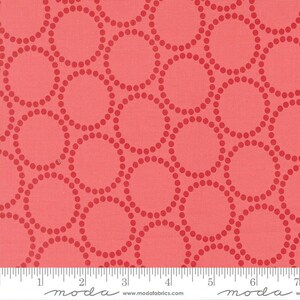 PRÉ-ENCOMENDA Funny Valentine da Lizzy House - Coral 37136 23 - Half Yard - Novembro de 2025