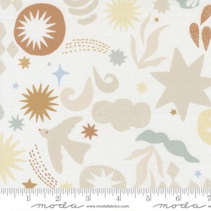 PRE-ordine - To the Moon and Back di Paper + Cloth - 25902 11-Dove - Half Yard - ottobre 2025
