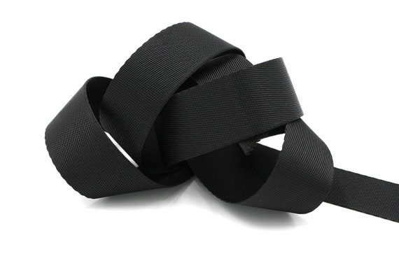 1 inch black nylon webbing discount