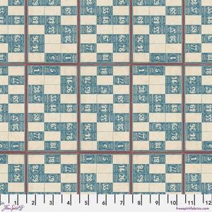 Tim Holtz- Eclectic Elements Palette- Blue Numbers PWTH286.BLUE- Half Yard- May 2025