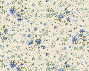 PRE-Order Tilda Basic Widebacks 108" Width- Ellie TIL150012-V15-Blue/Teal- Half Yard- October 2026