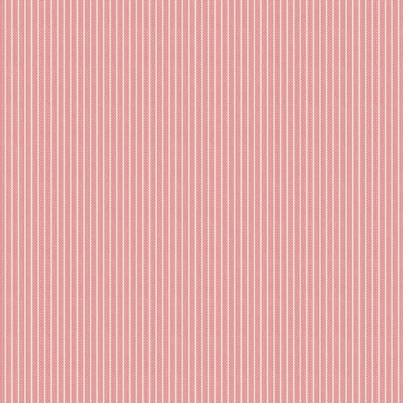 Tilda- Creating Memories- Tiny Stripe TIL160063- Pink- Half Yard- June 2024