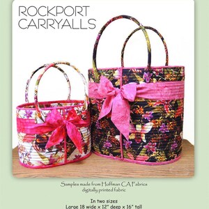 Aunties Two- Rockport Carryalls Pattern