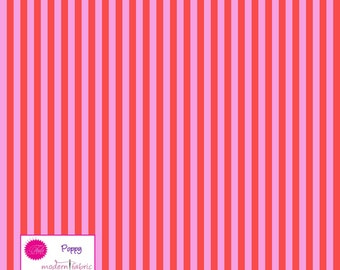 Tula Pink All Stars- True Colors Stripes  PWTP069.POPPY- Half Yard