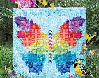 Tula Pink- Butterfly Quilt Kit with 8 Background Options