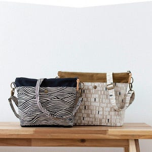 Noodlehead Hillside Tote Sewing Pattern- Cross Body Bag