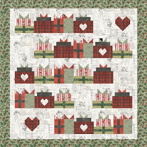 Gifts from the Heart Quilt Kit featuring Eclectic Elements- Seasonal by Tim Holtz- May 2025