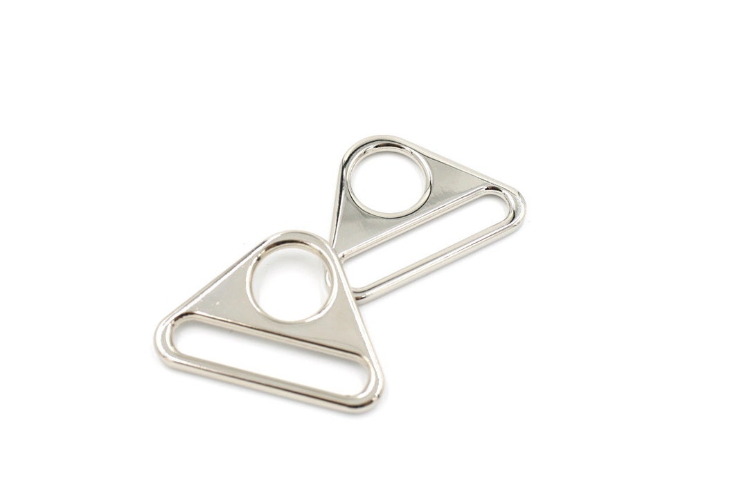 Triangle Shape Hardware Silver 1 1/2