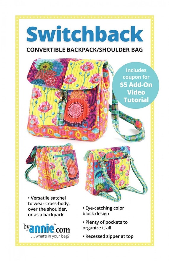 Convertible backpack shoulder bag pattern new arrivals