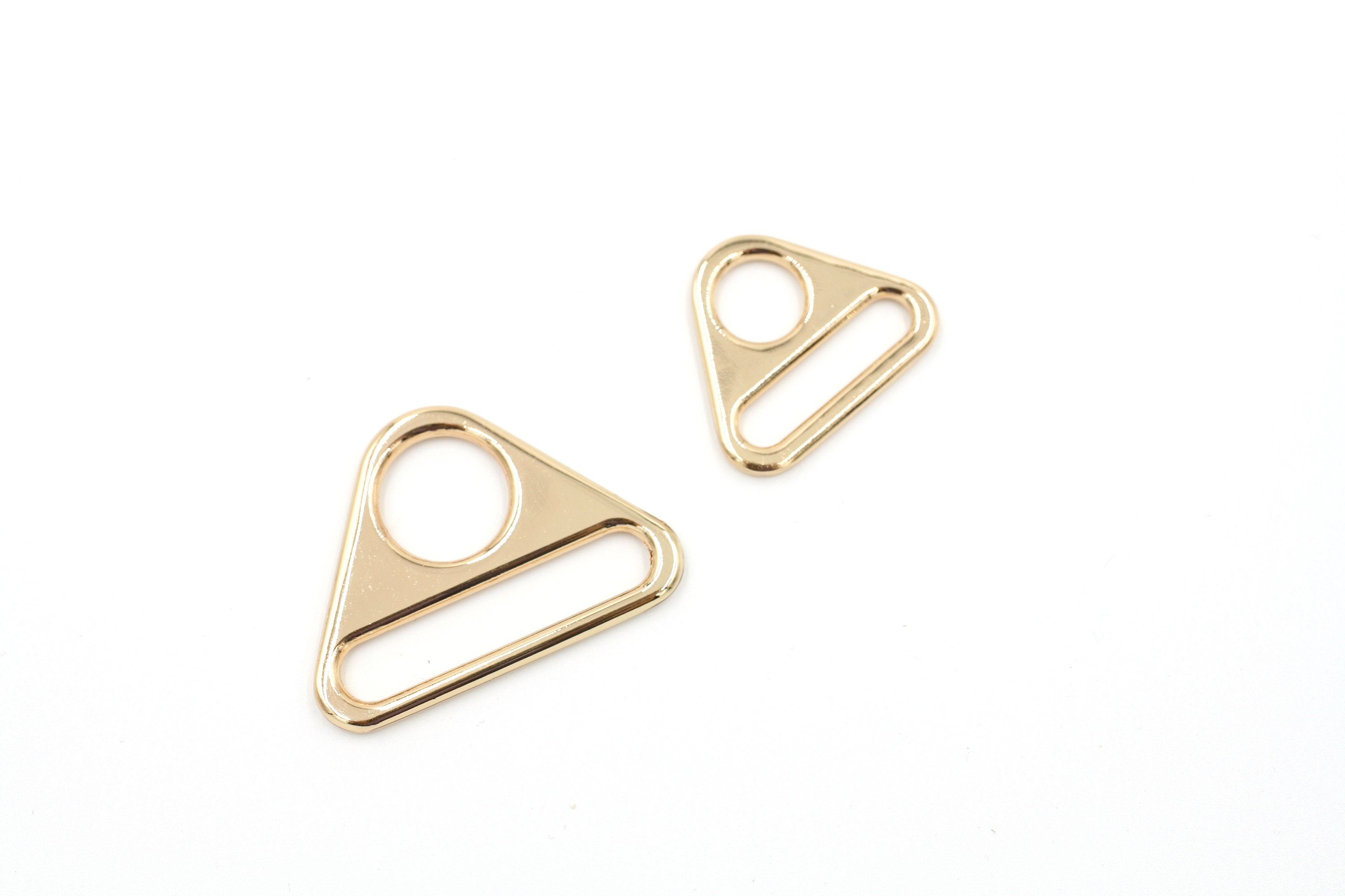 Triangle Shape Hardware Gold 1 1/2