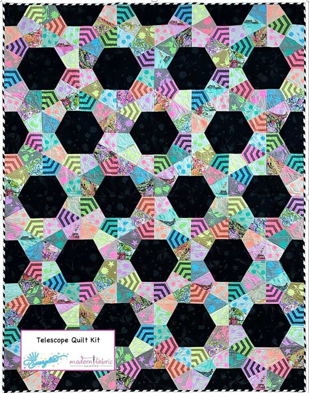 Tula Pink Everglow Telescope Quilt Kit APRIL 2023 Delivery Etsy