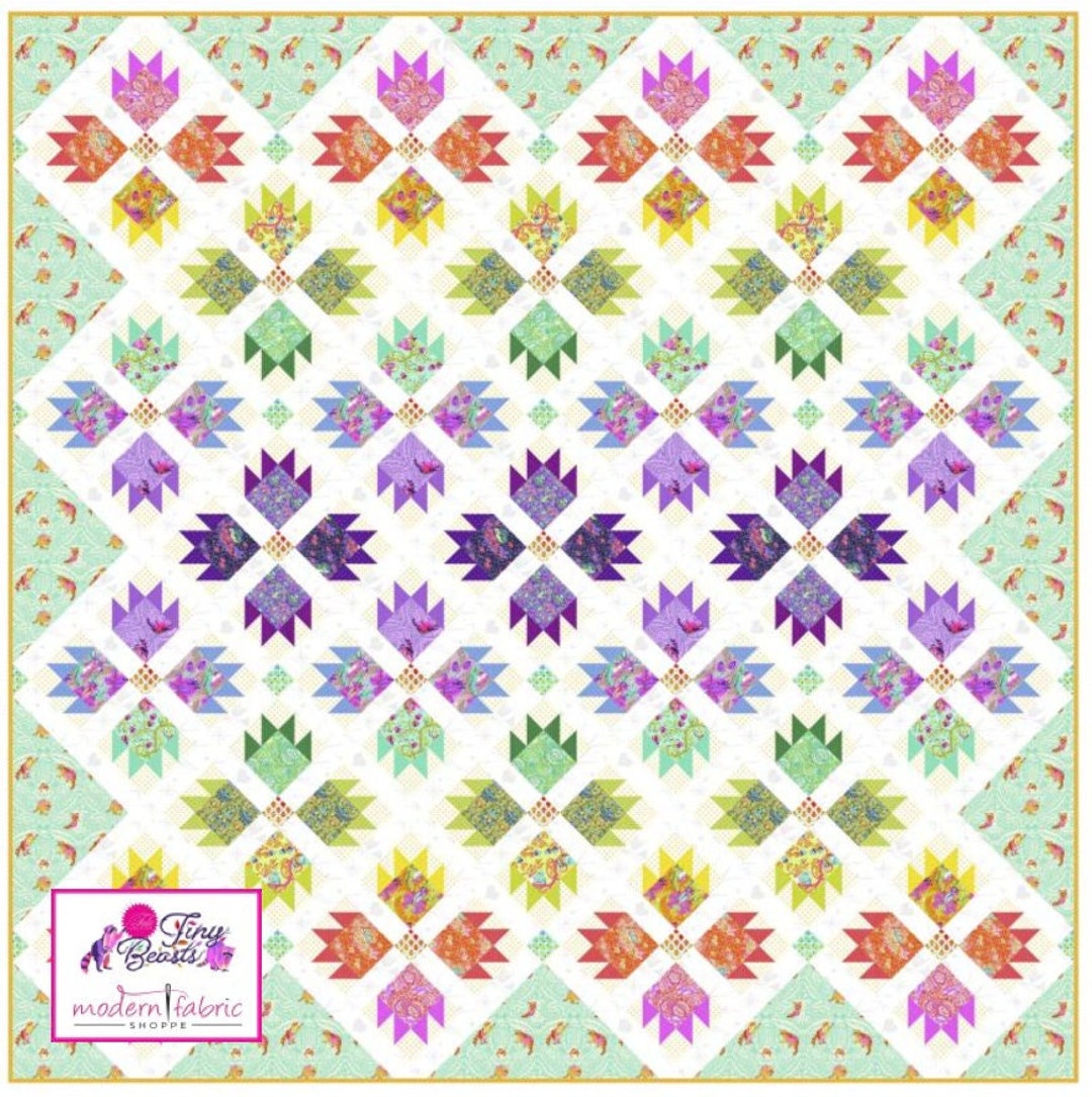 Tula Pink Backing Fabric - Xoxo Therapy