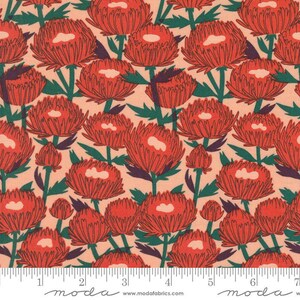 PRÉ-ENCOMENDA Love Letter por Lizzy House- Peach 37122 12- Half Yard- Janeiro de 2025