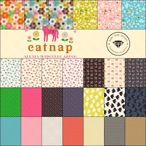 PRE-ORDER- Catnap by Alexia Marcelle Abegg- Half Yard Bundle- October 2025