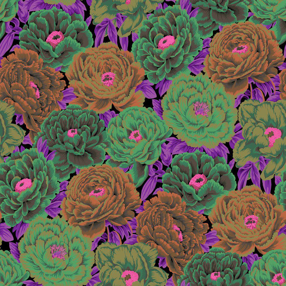Kaffe Fassett August 2025 Collective- Tibetan Peony PWPJ136.DARK