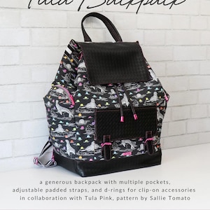Sallie Tomato Pattern- Tula Backpack Paper Pattern