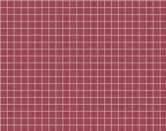 Tilda- Creating Memories- Plaid TIL160086- Bungundy- Half Yard- June 2024