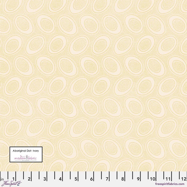 Kaffe Fassett Collective- Aboriginal Dot PWGP071.IVORY- Half Yard